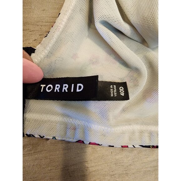 Torrid Bra 40D Sailor Diamond Star Dream Wirefree Lightly Lined - Picture 4 of 5